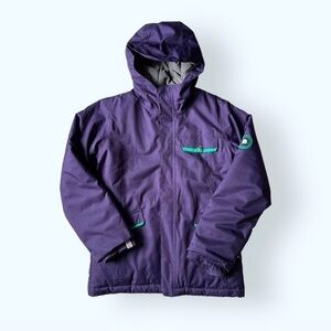 Bonfire Aster Ski Jacket Snowboard Hooded Zip Up Jacket XL Runs Small